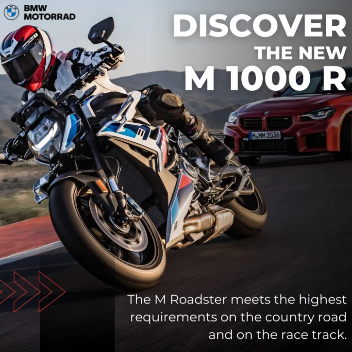 DISCOVER THE NEW M 1000 R