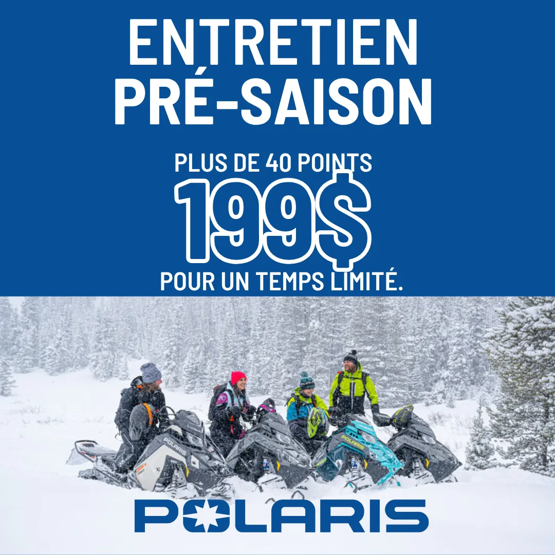 Entretien motoneige