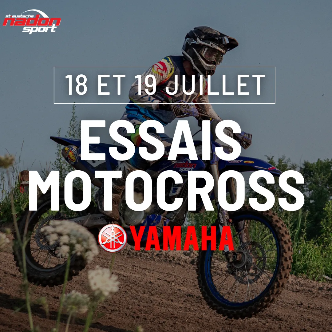 Les essais Yamaha Off-Road 2026 arrivent chez XTown les 18 et 19 juillet!
