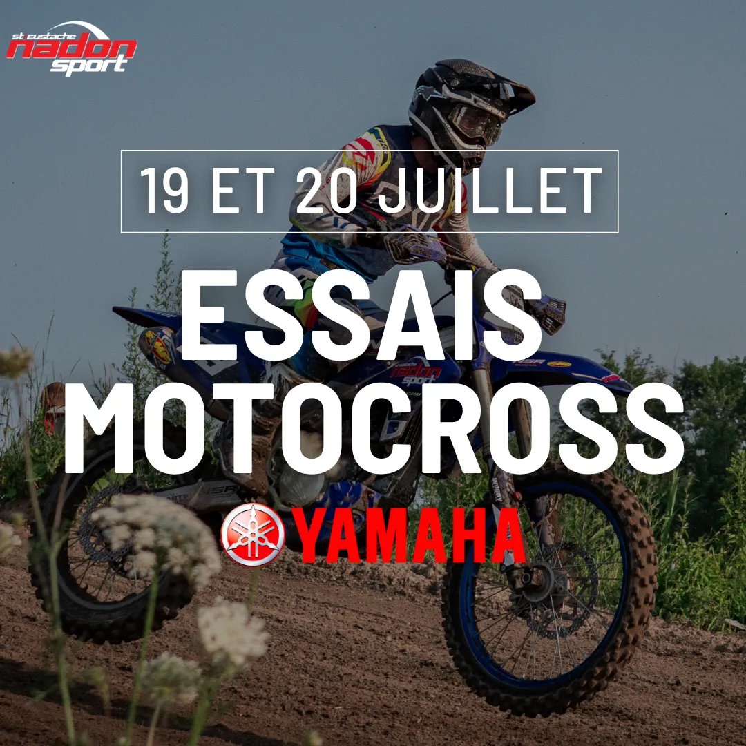 Les essais Yamaha Off-Road 2026 arrivent chez XTown les 19 et 20 juillet!