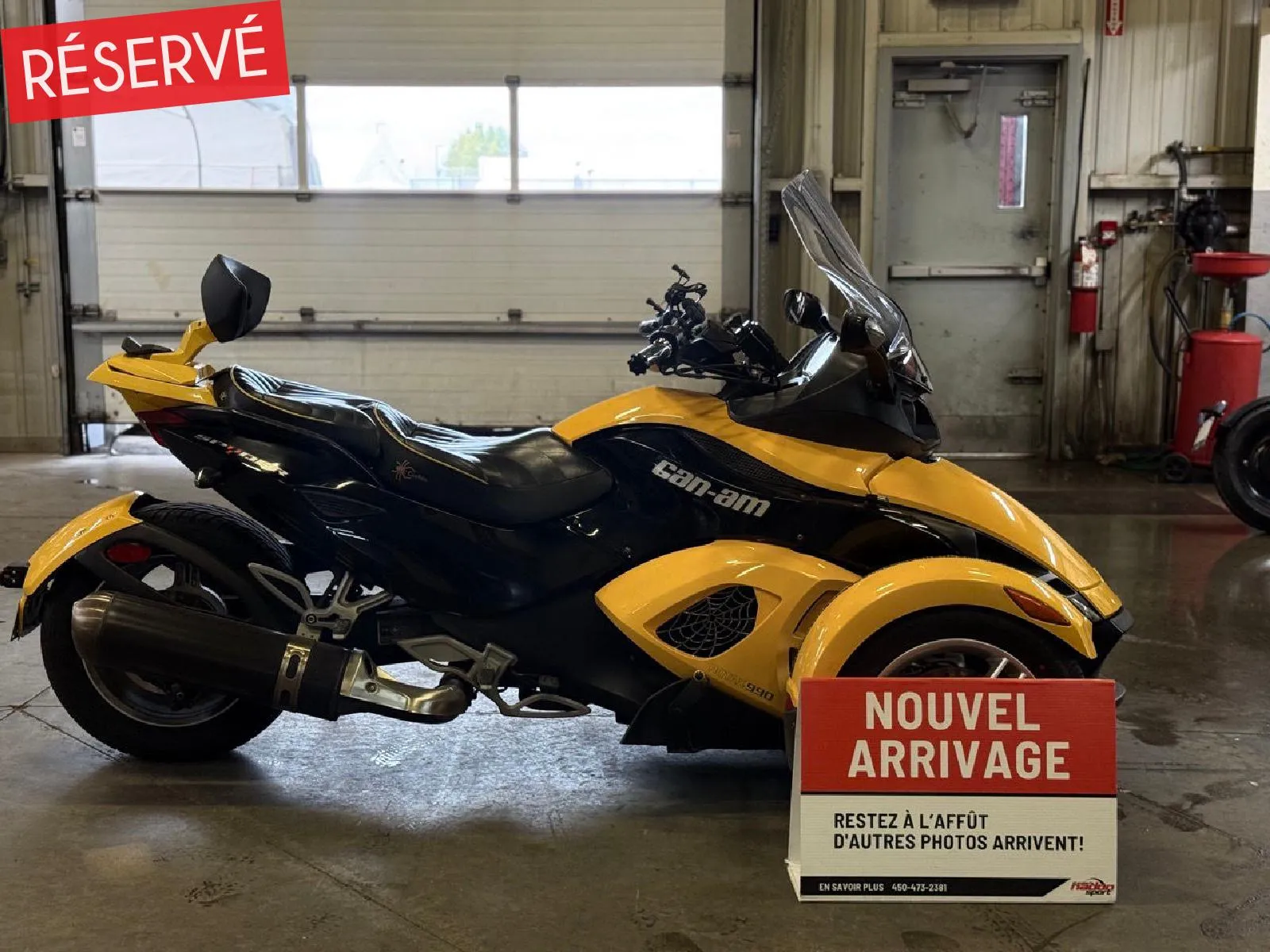CAN-AM SPYDER RS SE5 PNEU NEUF 2009 - CS-26054