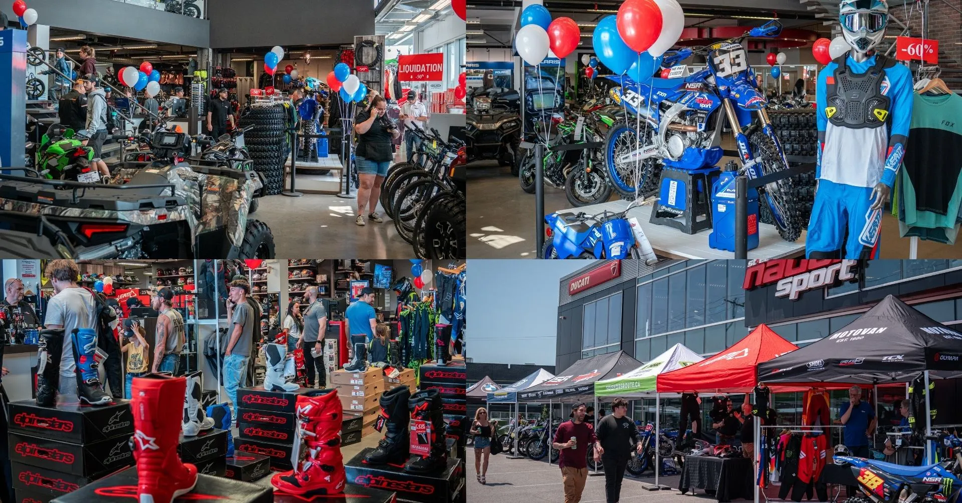 Équipement motocross en promotion – vêtements et protections hors route Rabais sur vêtements de motocross casques bottes et protections Leatt Fox et Alpinestars